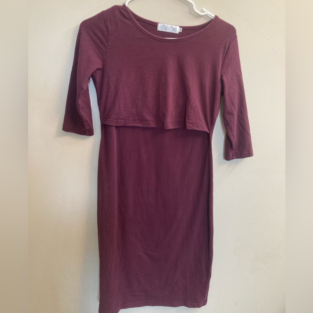 Latched mama sheath dress